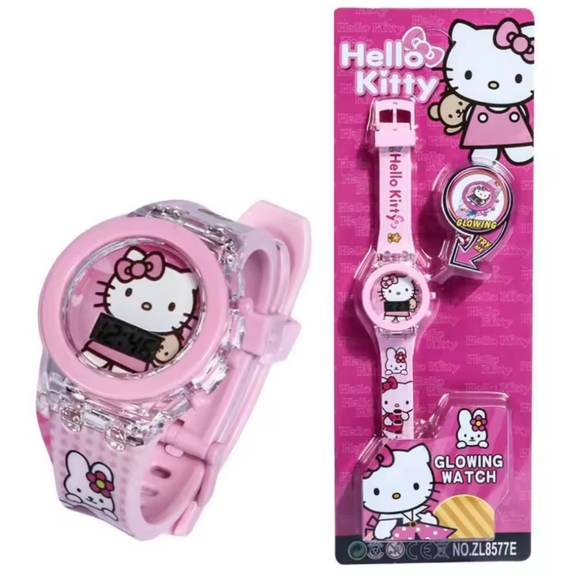Hello Kitty Other - Hello Kitty Light Up LED Digital Watch For Kids